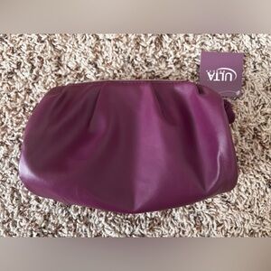 NWT Ulta brand purple make up bag